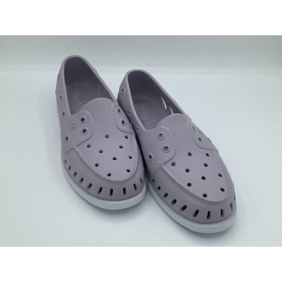 Women's Sperry's Size 8 Loafers Lilac Holes Waterproof Non-marking - Picture 1 of 8